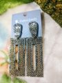 Premium Quality Elegant Antique Metallic Stylish Earrings – Stylish & Lightweight Fashion Jewelry. 
