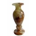 Decorative flower Vase/Guldaan / Guldan / Marble onyx / 25 x 11 x 11 cm. 