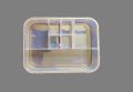Multi Purpose Sewing Box-transparent-with-blue-cap sewing machine accessories box use for multi purpose (Empty-box). 
