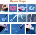 Cubicseven DIY Windshield Repair Kit Window Repair Resin Set Windscreen Scratch Crack Restore Fluid Glass Curing Glue Car Tool. 