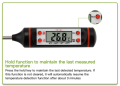 TP101 Digital Meat Thermometer for Cooking-Digital liquid Thermometer-Heat Gauge Thermometer For Oven Baked Barbeque BBQ And Fried Food Temperature-. 