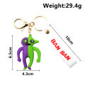 2023 New Garten of banban Soft Rubber Keychain Cute Dolls Couple Bag Charm Creative Car Key Ring Figure Toys Friend Gift. 