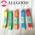 【ALLGOOD】Thickened tape ruler with black letters on white background 1.3cm×1.5m one side cm and one inch. 