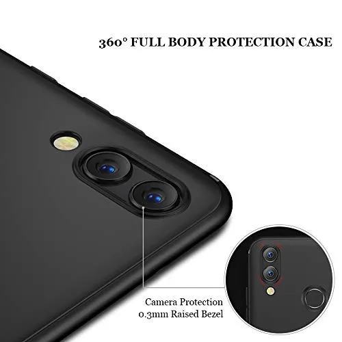 Coque pour Huawei Y6 2018 + Verre Trempé Film Protection Ecran - Housse