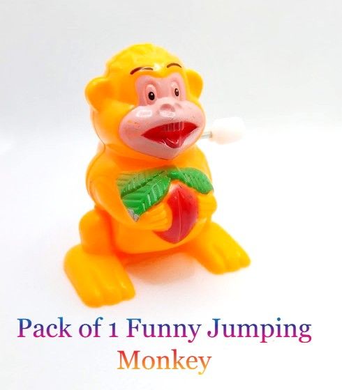 Pack of 1 / Funny Jumping Monkey Toy Rolling Toys for Kids Boys Girls Infants & toddlers Gift items