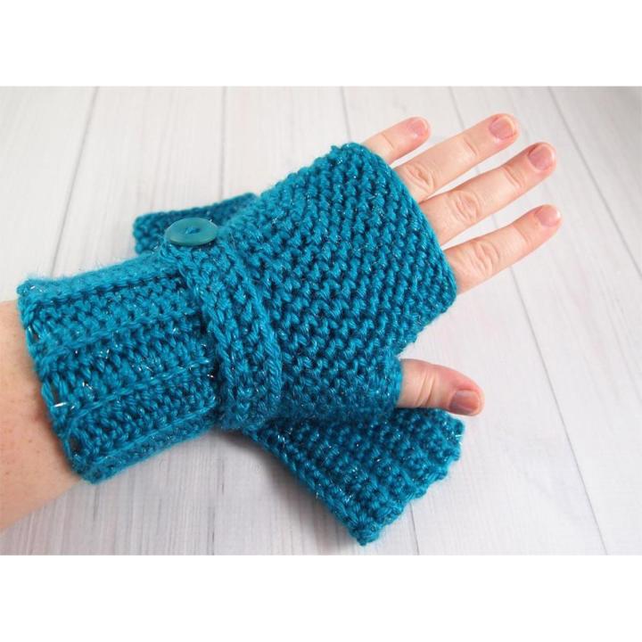 Elegant Dashing Fingerless Crochet Gloves for Women