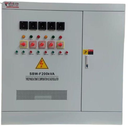 Long Life Transformers 200-KVA 3-Phase Servo Motor stabilizer