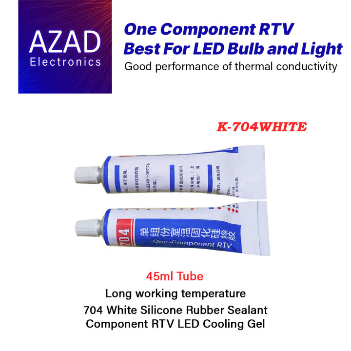 Thermal Conductive Silicone RTV Cooling Compound For LED Bulbs Sealant