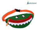 【BestGO】Cartoon Canvas Waist Packs Kids Fanny Shark Chest Boys Girls Money Handbags. 