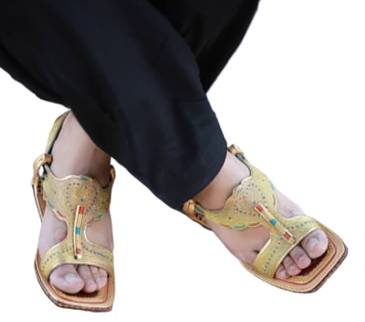Lawa zari chappal for men, beautiful handmade chappal DA-02