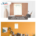 Weekly Goals Tracker Planner A4 Size Laminate with board marker 2024 wall planner. 