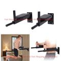 Wall Mounted Knee Bend Leg Raise Dip Bar Abdominal / Dipping Station Dips Bar. 
