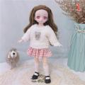 30CM Doll 20 Movable Joints 12 Inch Makeup Dress Up Anime Eyes Dolls for Girls. 
