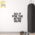 DecoGold-size: 2 X 2 feet-do it for selfie Self Adhesive Wall Sticker Vinyl Decal for Decoration Interior Office Shops room Boys Girls Students Business Kids room game Gift, Gym, Home, Car, Gym, School, sports club - Black color. 