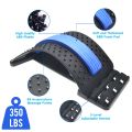 Magnetotherapy Back Stretcher Adjustable Back Cracker Massage Waist Neck Fitness Lumbar Cervical Spine Support Pain Relief. 