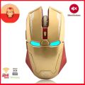 Iron Man Wireless Mouse USB 2.4G 6 Buttons Mouse Silent Optical Computer Adjustable DPI Marvel Gaming Mice. 
