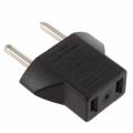 European adapter Plug US 2 Flat Pin To EU 2 Round Pin Plug Socket. 