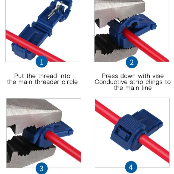 Quick%20Electrical%20Wire%20Connectors%20Snap%20Splice%20Lock%20Cable%20Terminals%20Crimp%20T-type%20plug%20line%20connector%201%20M%202%20F%20Pcs%20-%20Image%204