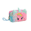 Unicorn Pen Bag Students School Supplies 3 Color Plush Unicorn Makeup Bag Plush Makeup Bag for Makeup Storage Travel Organization School Essentials Students' Pen Storage Gift For Girls. 