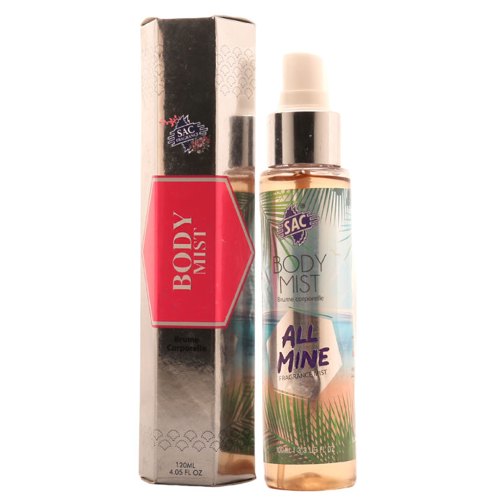Body Mist - ALL MINE - 100ml - Fragrance Mist - Perfume - SAC