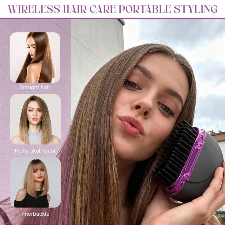 Rechargeable%20Hair%20Straightener%20Brush%20Portable%20Cordless%20Hot%20Comb%203%20Heat%20Settings%20-%20Image%207