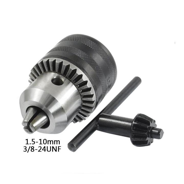 24UNF 1.5-10MM  Precision Drill Chuck Converter 1.5-10MM 3/8 '' Quick Change Drill Chuck Adapter for Drilling Machine