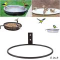 8 Inch Heavy Duty Wall Mount Bird Sparrow Pigeons Parrots Water Food Feeding Bowl Hanging Hook Stand Rack. 
