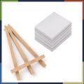 Pack Of 6 - 5 x 4*4 Size Canvas With 1x Wooden Easel. 