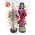 Dolls TRADITIONAL HANDMADE PAKISTANI DULHA AND DULHAN ( PAIR). 