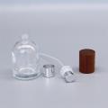 Wood Cap Glass perfume bottle Fine Mist 30ml-100ml Glass material Spray bottle Fine Mist Sub-bottle for Daily use Travel Cosmetic storage. 