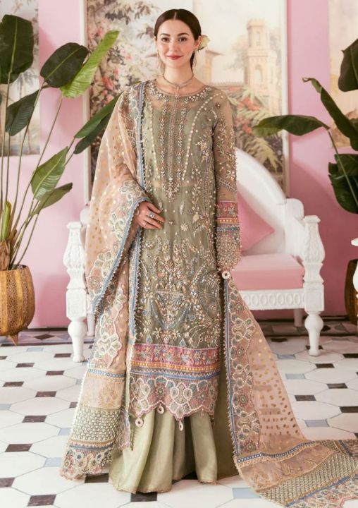 Elaf%203Pc%20Green%20Organza%20Dress%20-%20Image%202