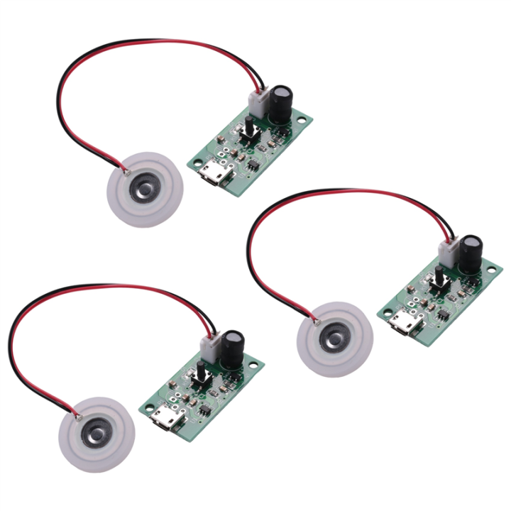 3Pcs Atomization Plate with USB Humidifier Module with Timing Switch