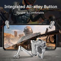 GT01 Mobile Phone Gaming Trigger Controller for Pubg Gamepad Joystick Aim L1R1 Metal Key Button for IPhone Android Game. 