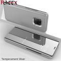 For Huawei Mate 8 Phone Case, Smart Clear View Cover Flip Stand Mirror Casing. 