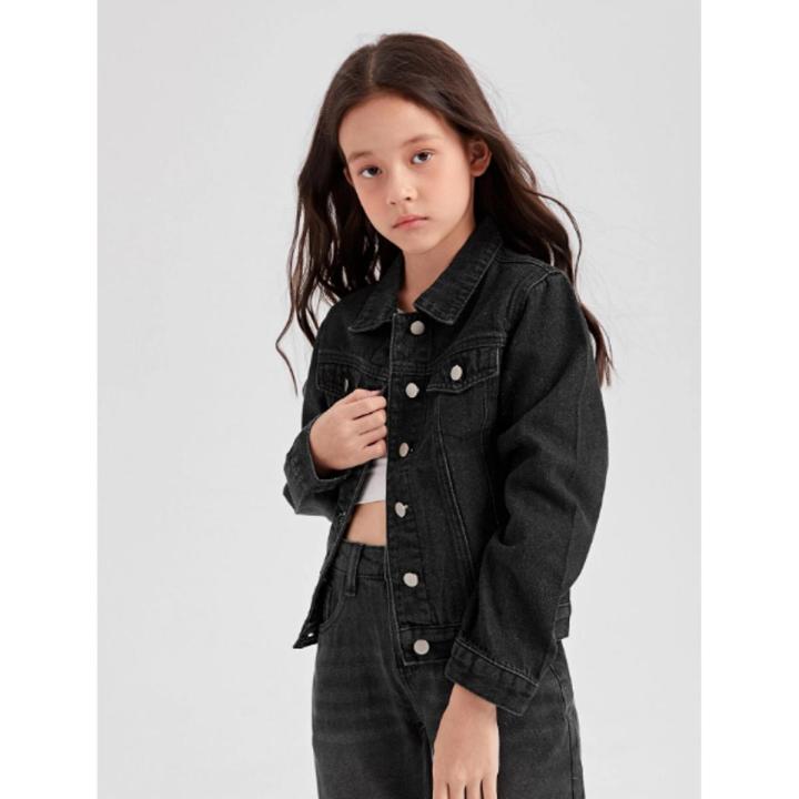 Girls Kids Denim Jeans Jacket Premium Brand Export Quality