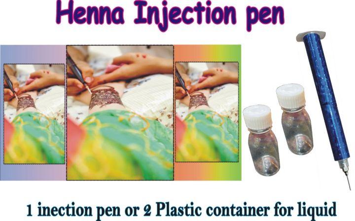 Injection%20Mehndi%20injection%20Pen%20with%202%20Plastic%20Container%20for%20liquid%20,%20Creating%20amazing%20henna%20designe%20-%20Image%209