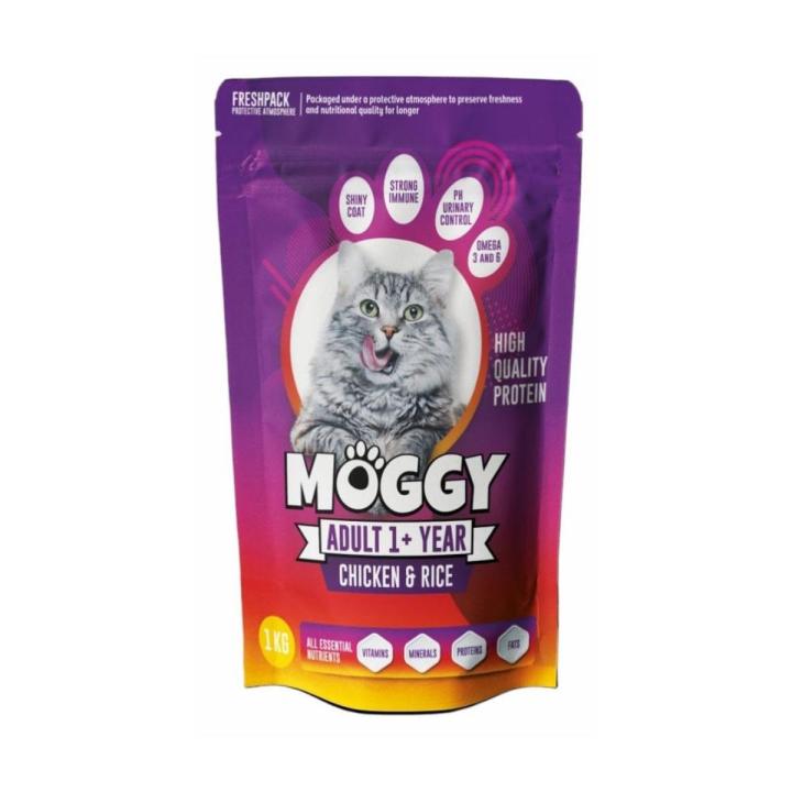 Moggy Cat food 1kg Adult