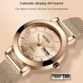 Seno Women's Watch Luxury Luminous Quartz Watch Calendar Analog WR Stainless Steel Wrist Watch. 