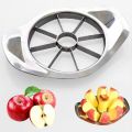 Apple Slicer, Thickened Apple Corer Cutter 8-Blade Sharp Full Stainless Steel Apple Fruit Corer and Divider, Large, Suitable for Apples Up to 4 Inches  سیب کے سلائس کرنے والا Apple cutter. 