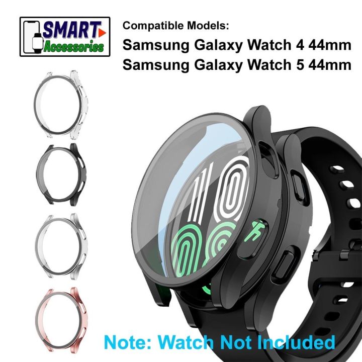 Galaxy Watch 4 44mm Case Cover Full Body Cover For Galaxy Watch 4 44mm Watch 5 44mm (Not for 40mm and Watch 4 Classic)