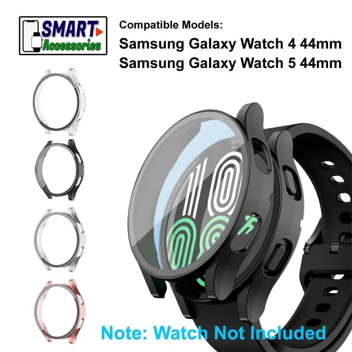 Galaxy Watch 4 44mm Case Cover Full Body Cover For Galaxy Watch 4 44mm Watch 5 44mm (Not for 40mm and Watch 4 Classic)