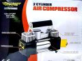 Imported Double Cylinder Portable 12 Volt Electric Car Air Pump Car Air Compressor Car Tyre Air Inflator Deflator Car Tire Air Inflator Pump Compressor Electric Air Blower Tire Tyre Puncture Repair Tool Kit Toolkit Car Air Pressure Gauge Car Gadgets. 