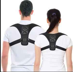 Body Posture Corrector Belt - Shoulder Support Relief and Back Pain Relief Belt - Adjustable Posture Support Brace for Men and Women