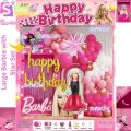 Barbie Happy Birthday Theme Large Set 79 Pieces. 