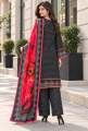 Kleren 3 Piece Unstitched Digital Printed Khaddar Suit for Women with Digital Printed Khaddar Shirt, Digital Printed Khaddar Trouser and Digital Printed Khaddar Dupatta - Winter Collection 2026 - Design code : Mehr-O-Maah M-28. 