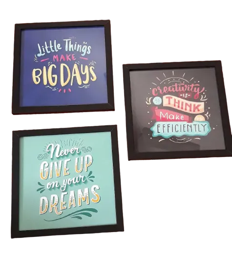 Photo%20Frame%20Set%20of%202%20Wall%20Hanging%20Frames%20Motivational%20Quote%20Picture%20Frames%20Inspirational%20Photo%20frame%208%20*%208%20inches%20-%20Image%202