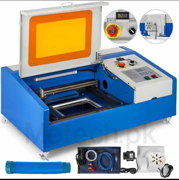 Laser Engraving Machine 40w CO2 Laser Engraver 12x8Inch K40 Laser Cutter USB Port LCD Display with Rotate Wheels(40W 300x200mm)