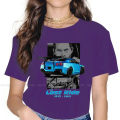 Paul Walker GT-R Women Shirts Fast and Furious Film Oversized T-shirt Kawaii Vintage Female Clothing. 