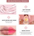 Magic Temperature Color Changing Flower Jelly Lipstick - Crystal Glossy Waterproof Lip Balm. 