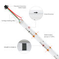 FCOB SPI RGB IC LED Light Strip WS2811 Addressable 720 630 LEDs Dream Color DC12V 24V WS2812B High Flexible FOB COB Lights RA90. 